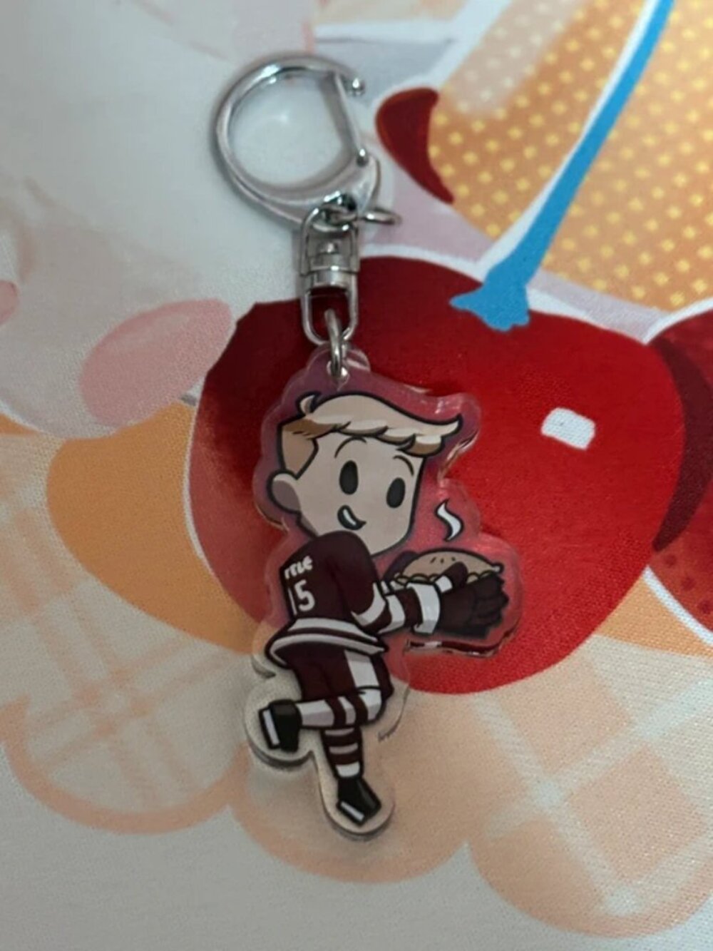 Check Please Bitty keychain